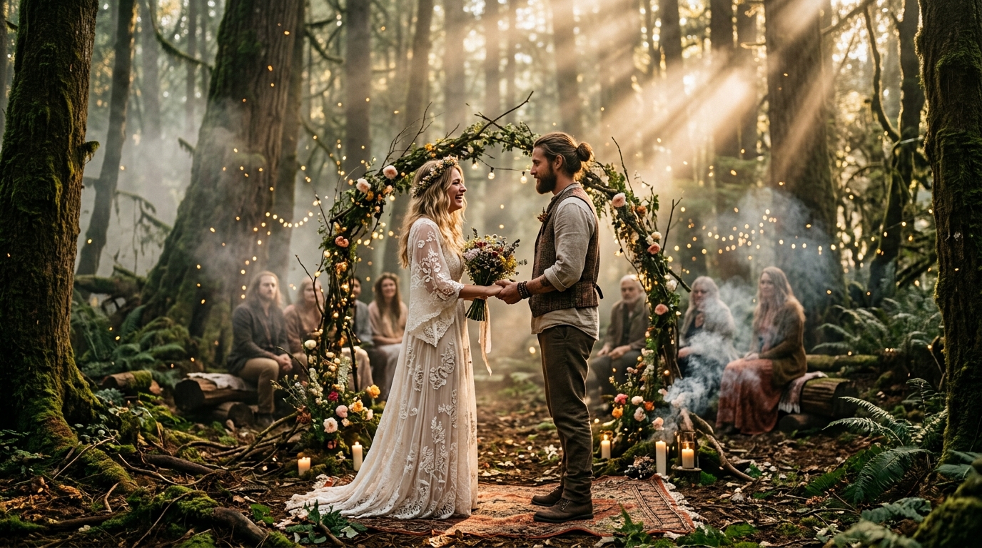 Mariage Chamanique en Forêt